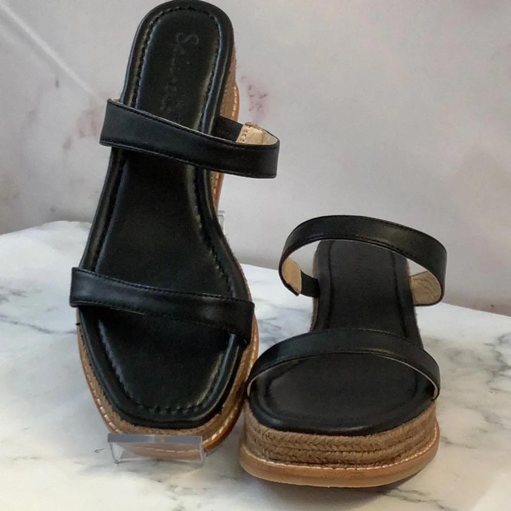 NWT Splendid Womens Diya Leather Espadrille Size 6.5